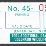 1991 Colorado Additional Day Fishing 