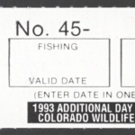 1993 Colorado Additional Day Fishing 