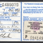 1994 Michigan Passbook – Season Managed Waterfowl on license