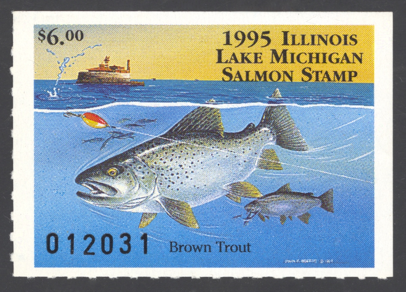 1995 Illinois Lake Michigan Salmon