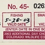 2003 Colorado Additional Day Fishing 
