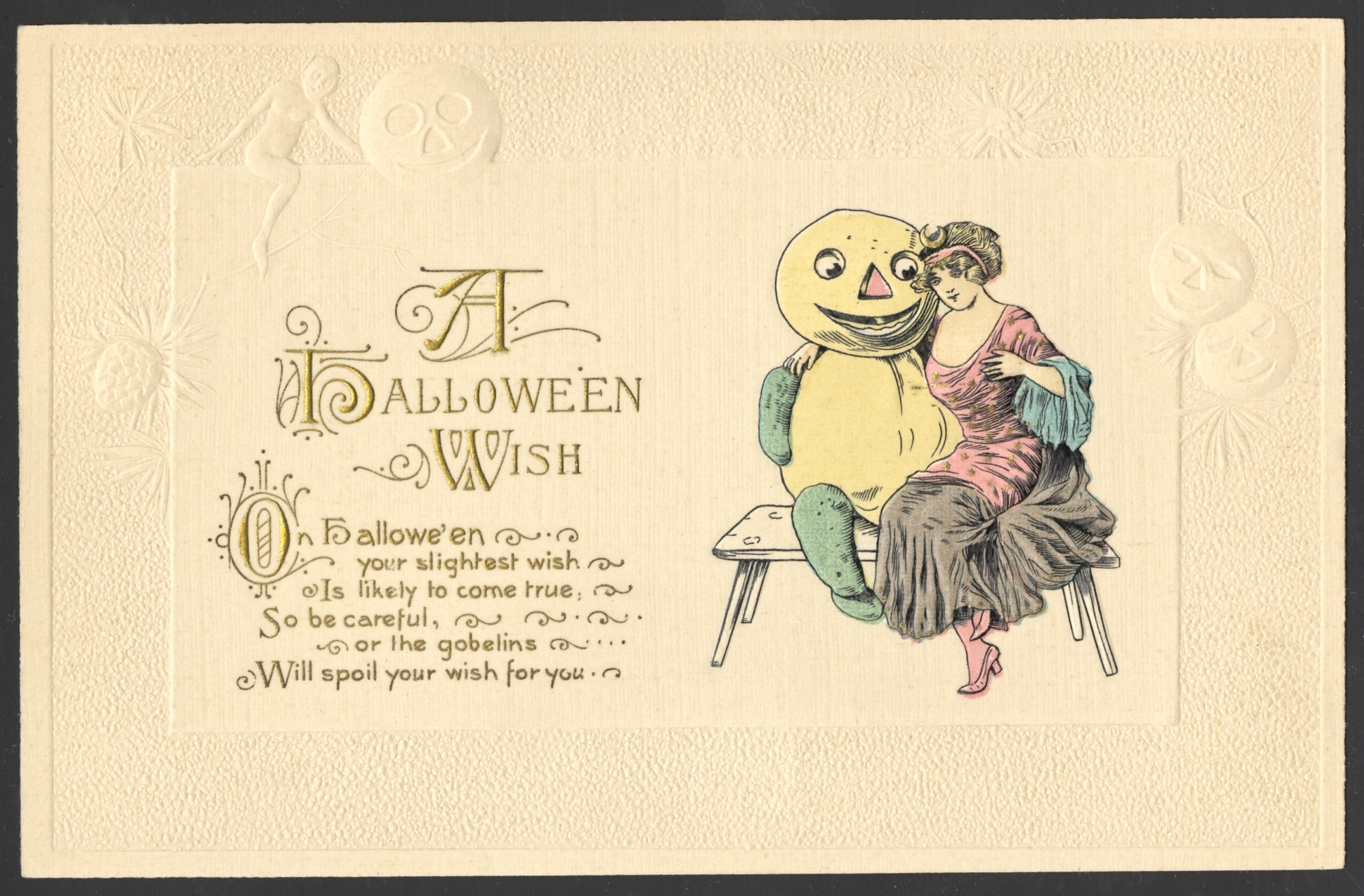 Winsch Halloween Postcard variety - no copyright 