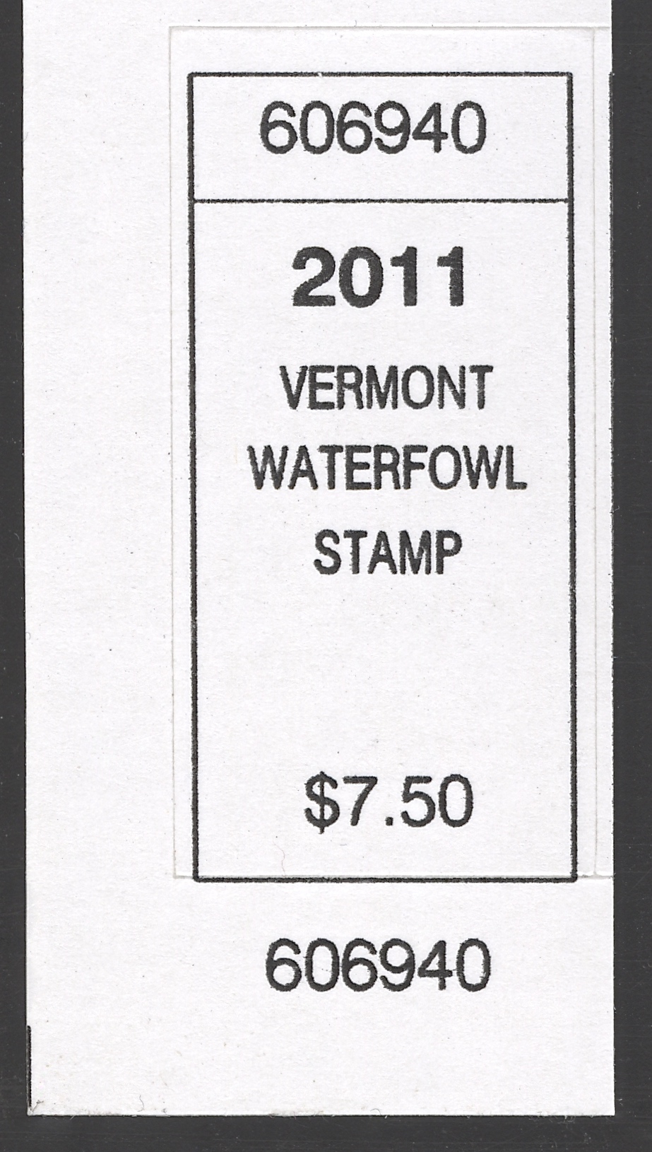 2011 Vermont Waterfowl
