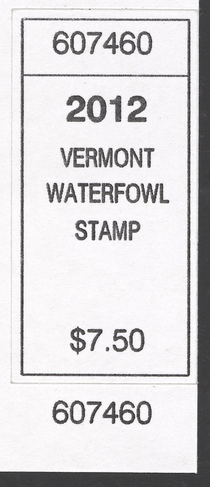 2012 Vermont Waterfowl