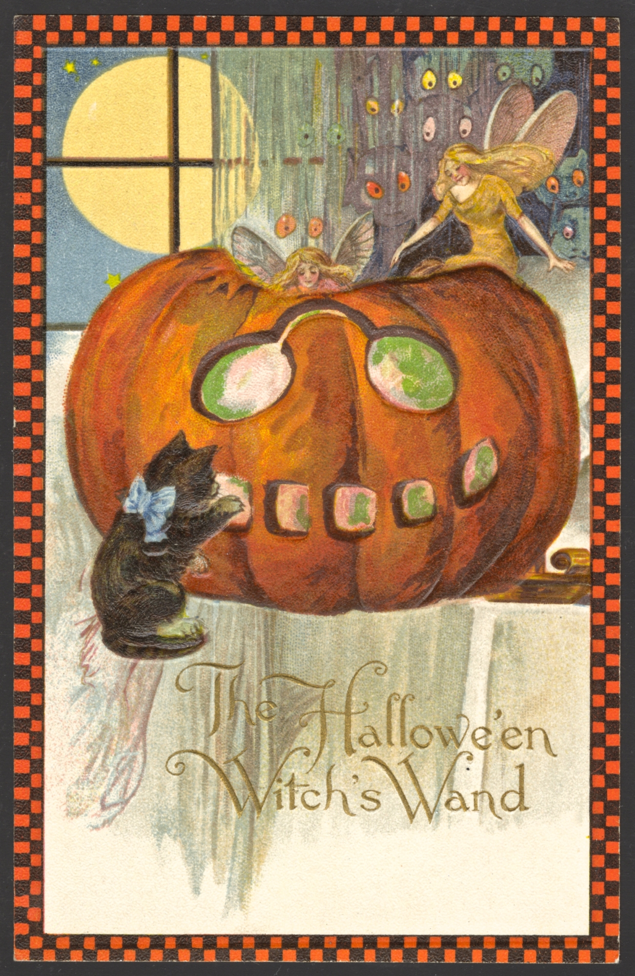 Winsch Halloween Postcard variety - no copyright