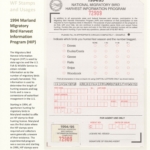 [F6; P16] 1994 Maryland Migratory Bird Harvest Information Program (HIP)